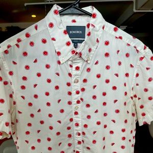 Bonobos Slim Fit Watermelon button down